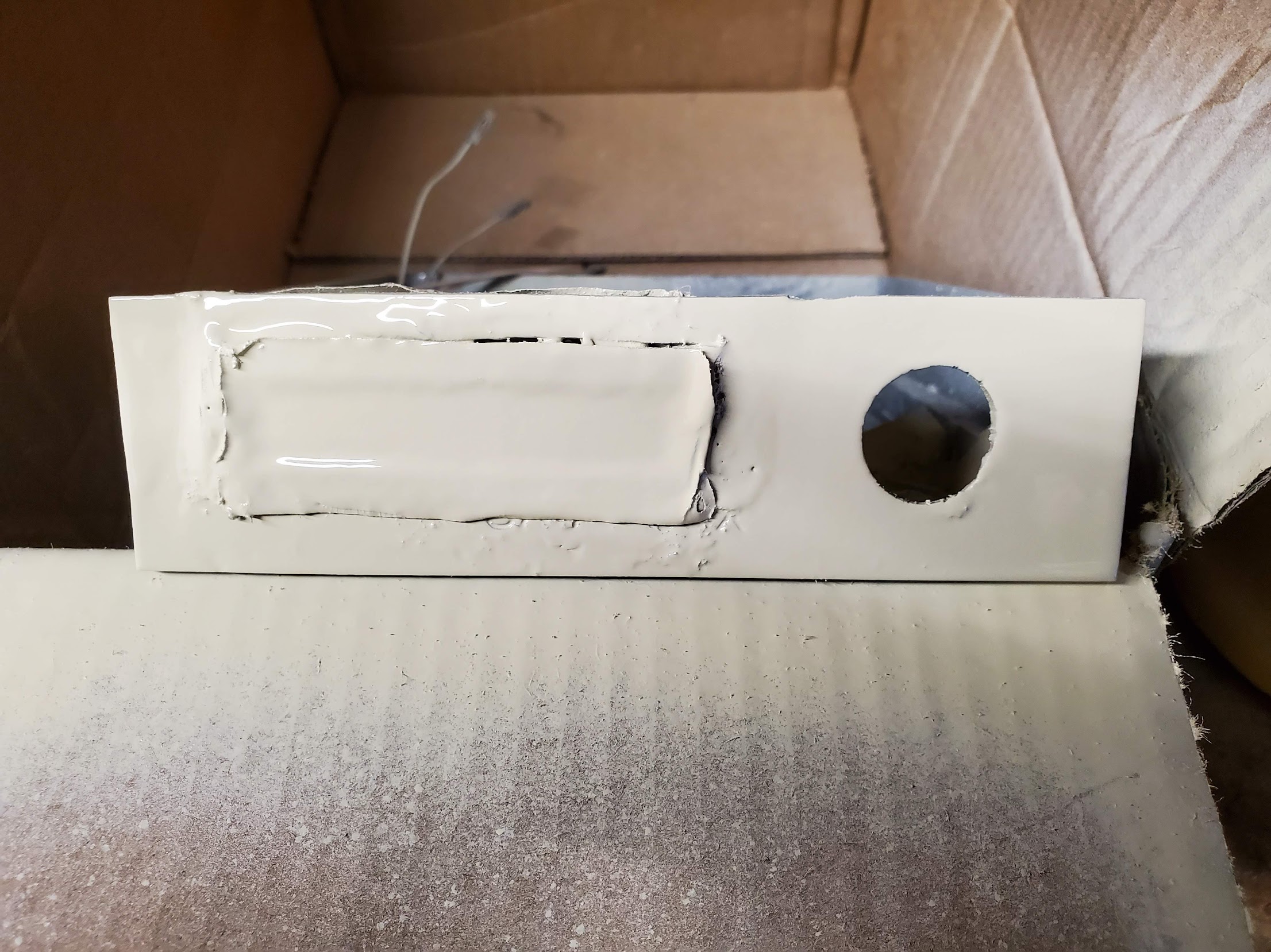 Image showing the beige painted drawer