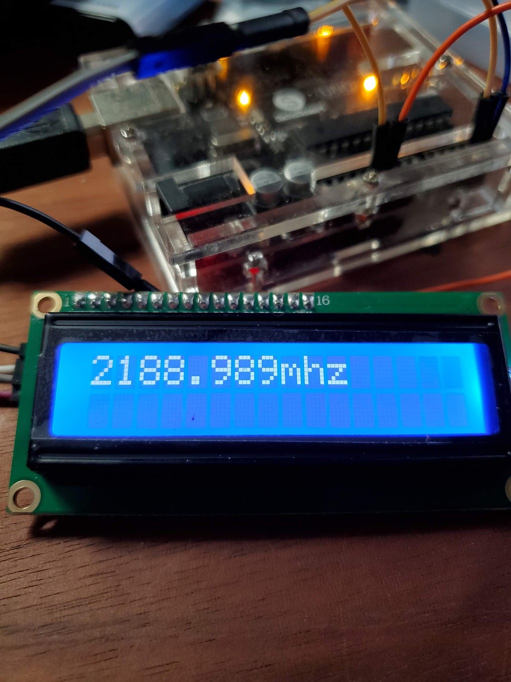 Image showing a prototype of my arduino display