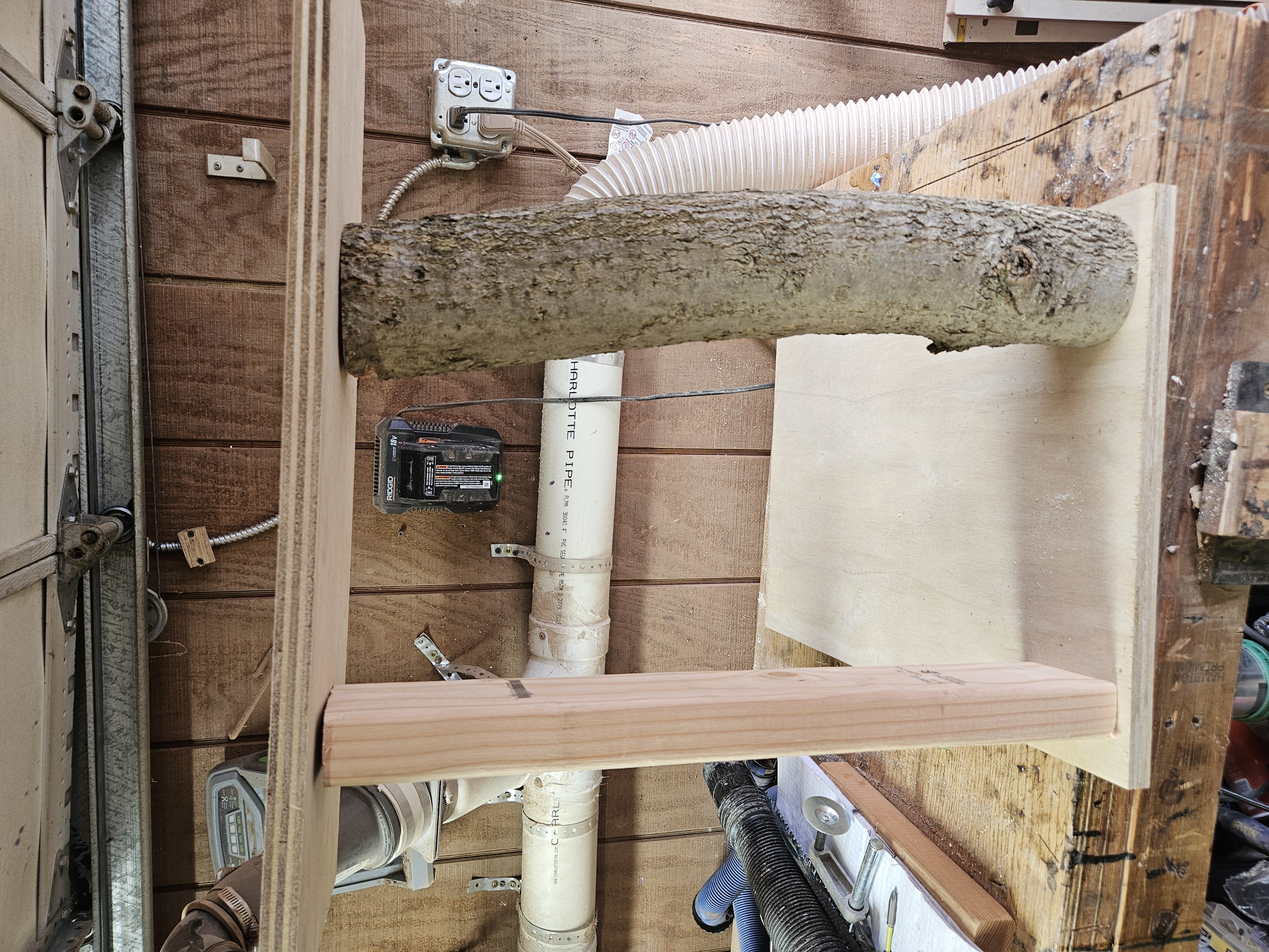 Mocking up the cat tree