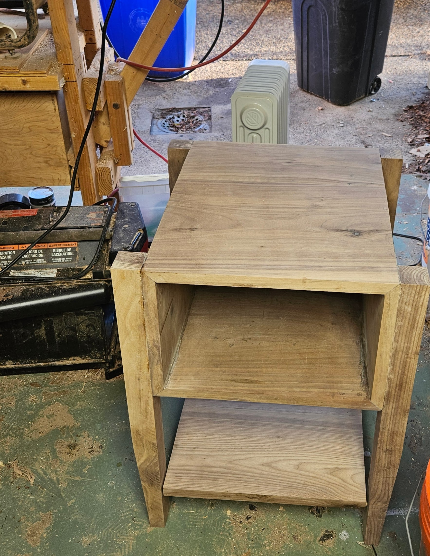 First nightstand carcass fit together